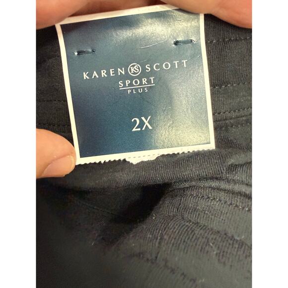 Karen Scott Women’s Sport pants Size 2X NEW # H780 - Picture 9 of 9